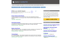 Desktop Screenshot of exampleofacoverletter.com